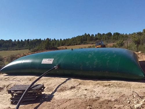 Depósito flexible para agua no potable